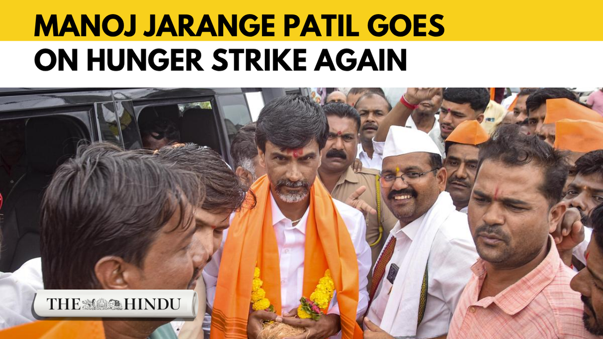 Maratha quota activist renews hunger strike, sets September 12 deadline