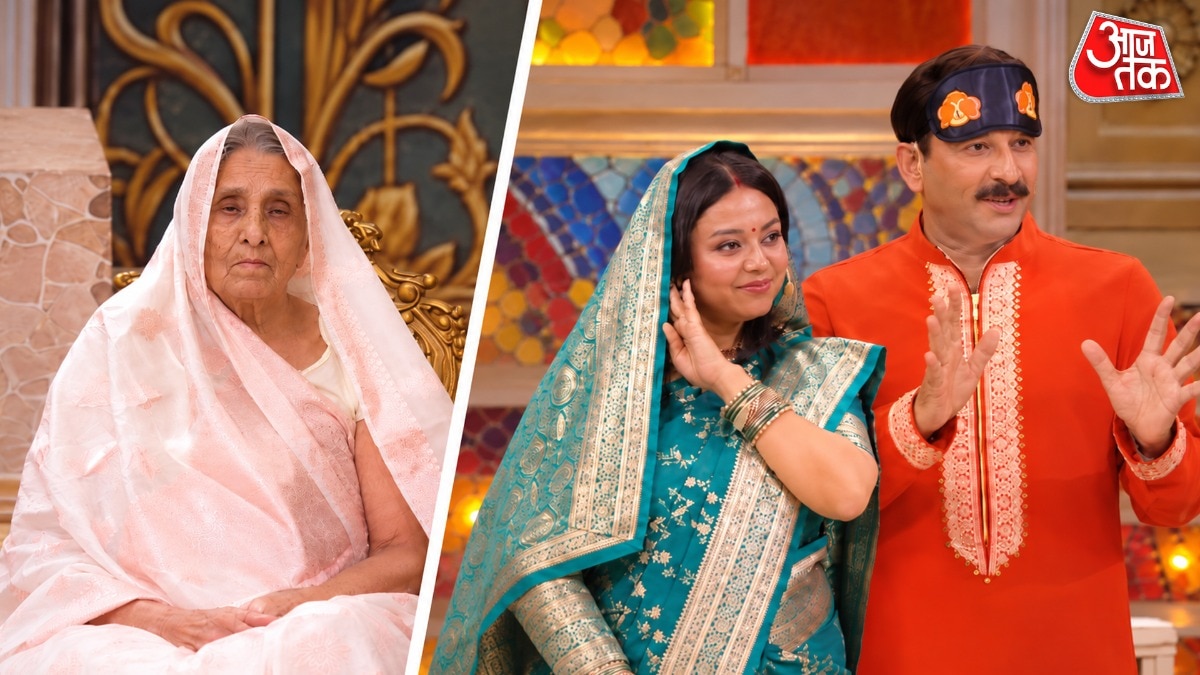 Actor Manoj Tiwari Shares Emotional Moment with Mother on Reality Show