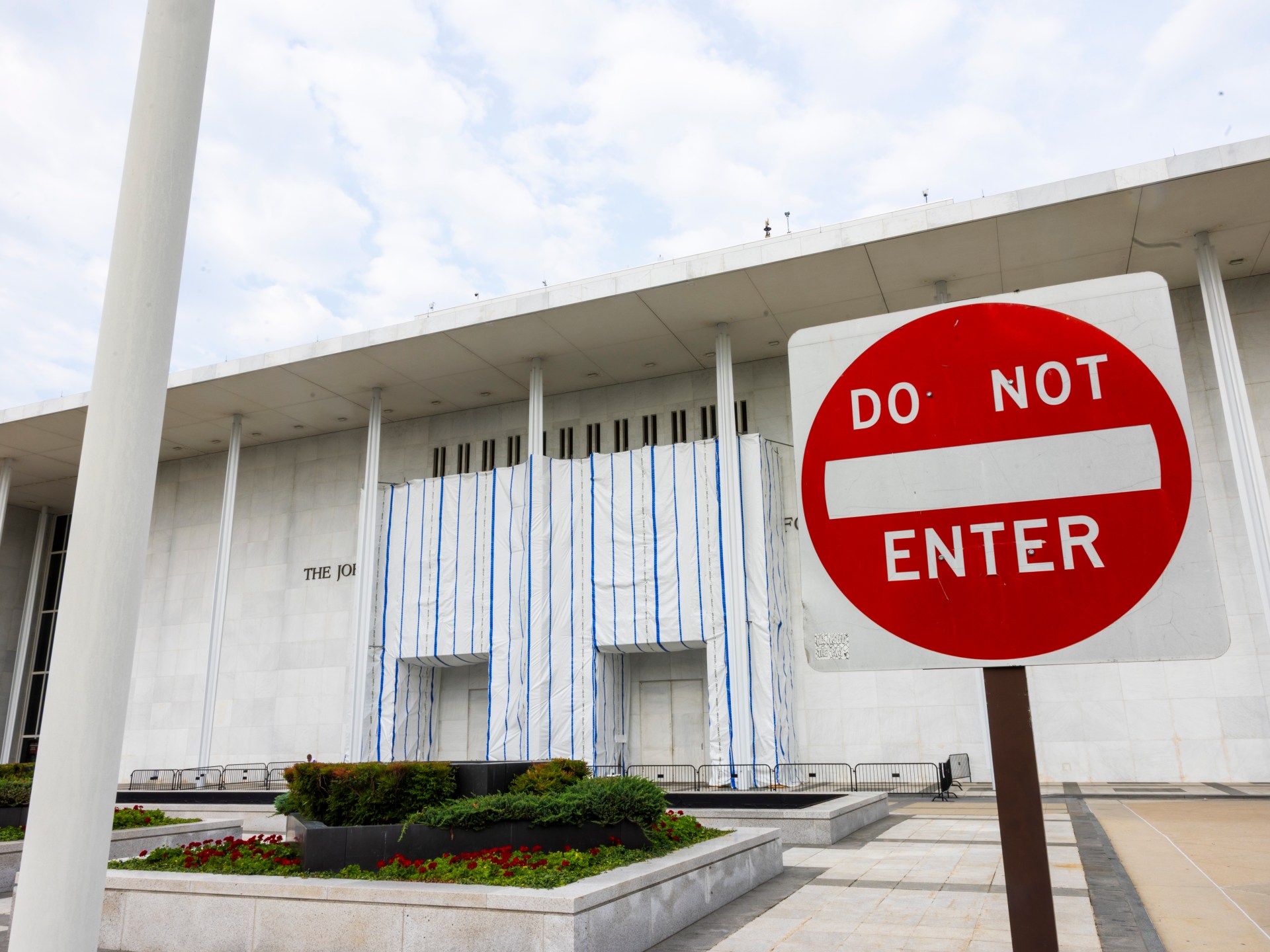 Kennedy Center board halts plans to restore Trump's name immediately