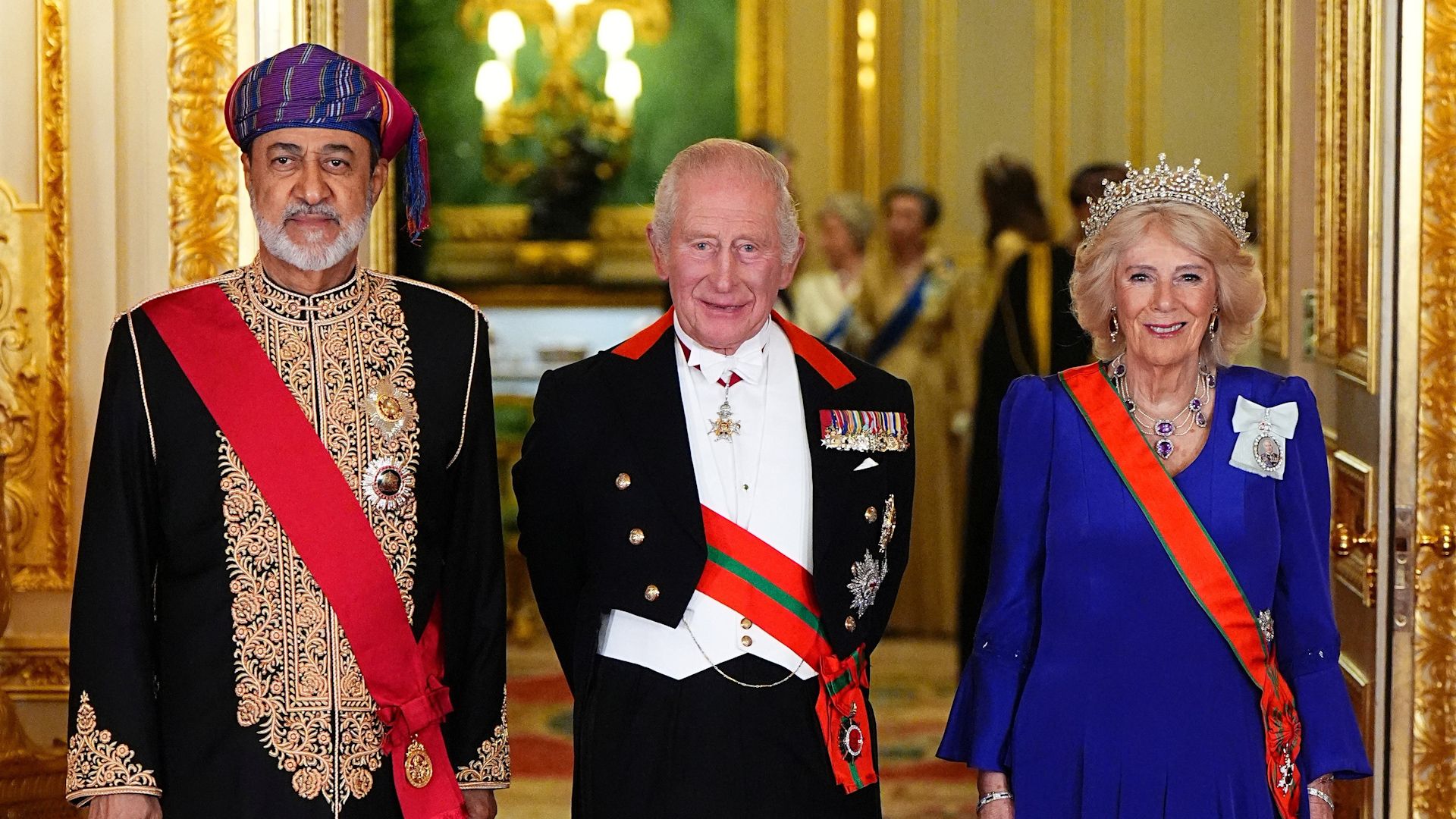 King Charles III hosts Oman's sultan on landmark state visit