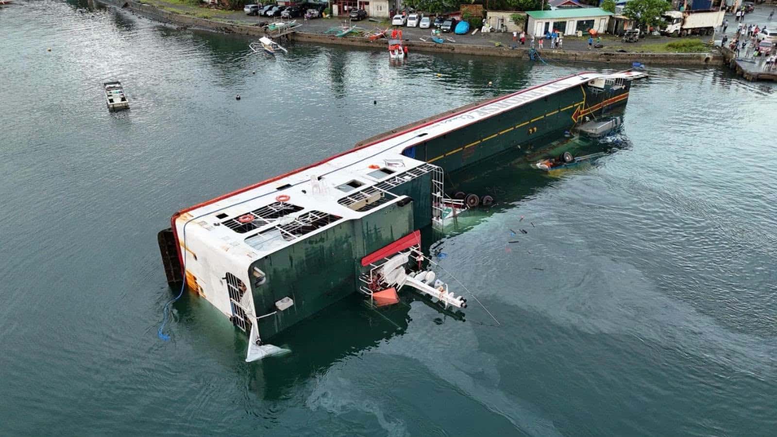 Coast Guard rescues 58 from capsized ferry off Quezon