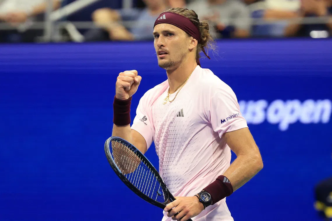 Top seed Zverev edges past Halys in marathon US Open battle