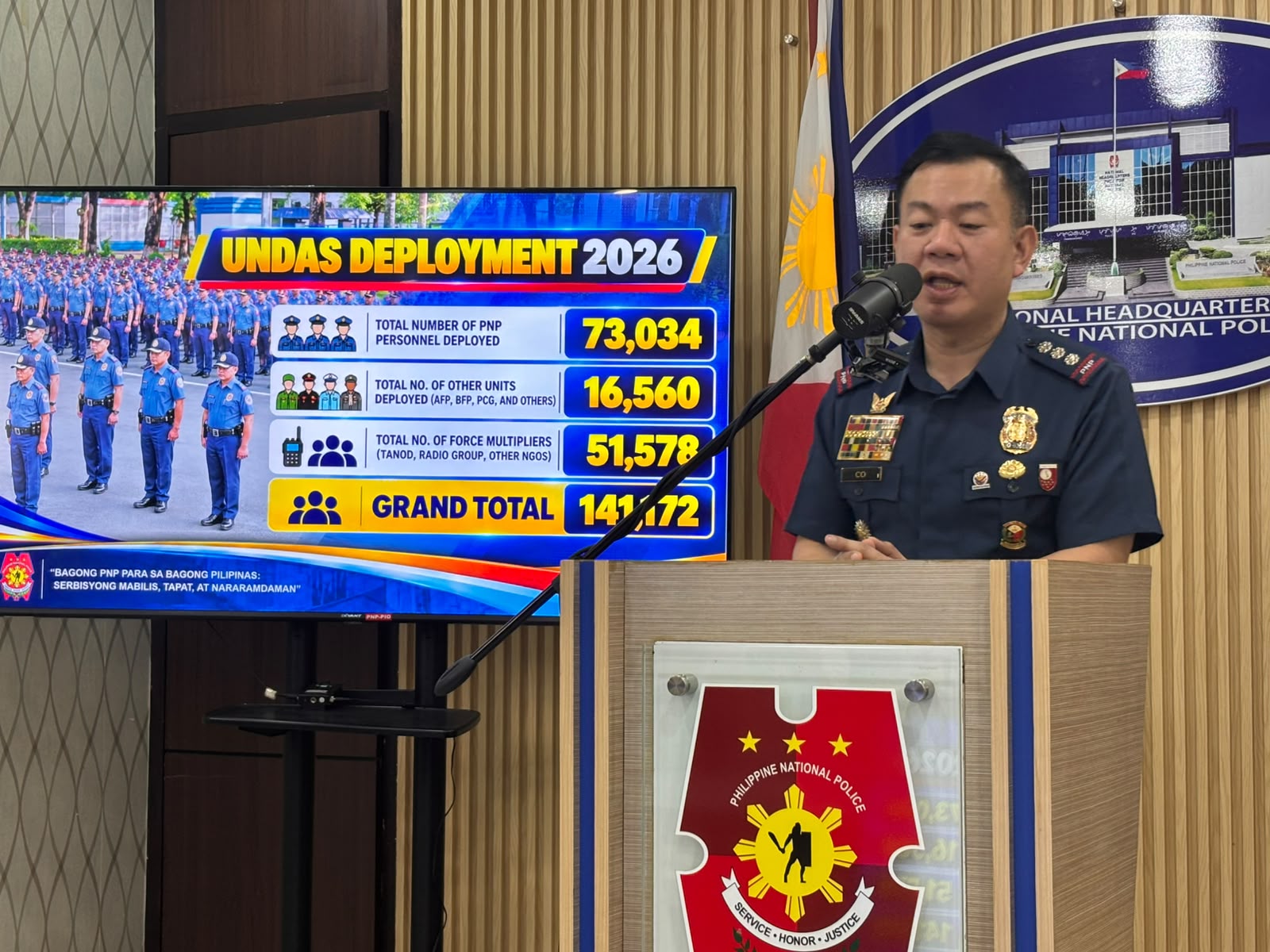 PNP deploys over 73,000 personnel for Undas security operations