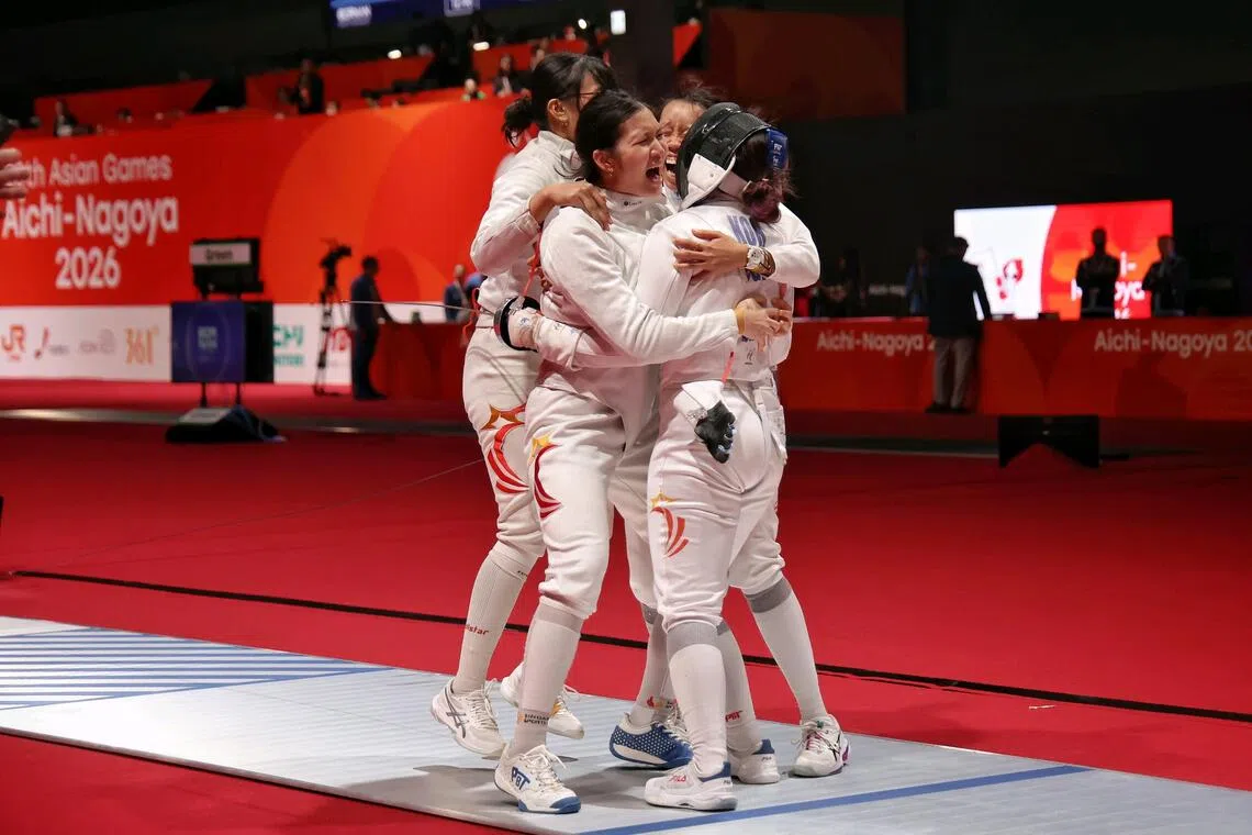 Singapore fencing enjoys newfound spotlight after Asian Games medal haul