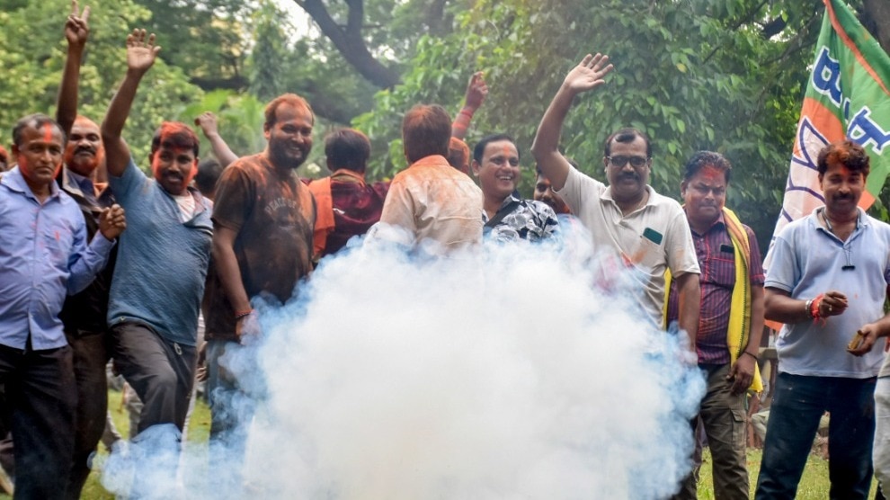 NDA secures four seats in by-elections, Tamil Nadu's TVK wins two