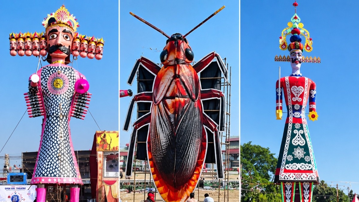 Delhi celebrates Dussehra with effigies ranging from 221 feet to modest proportions