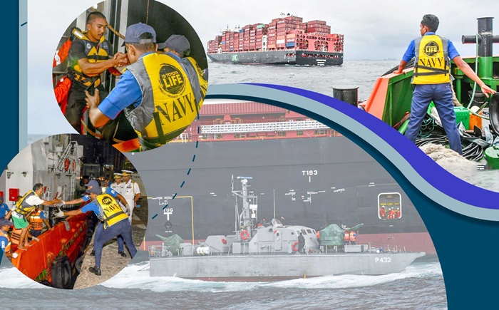 Indonesian fishermen rescued after trawler capsizes off Sri Lanka