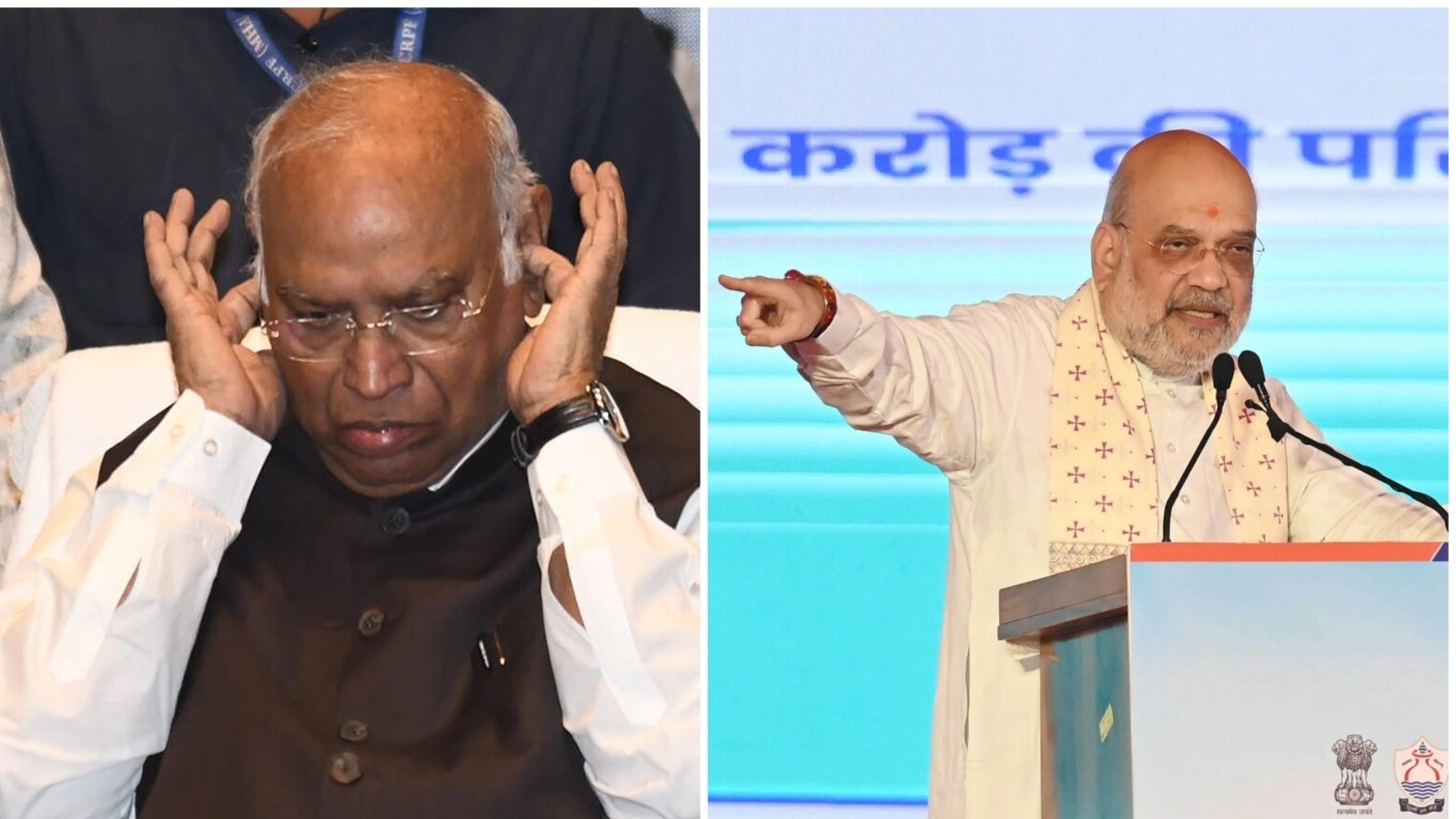 खर्गे की 'बाप' टिप्पणी पर बीजेपी का तीव्र प्रतिक्रिया, अमित शाह ने की कांग्रेस की आलोचना