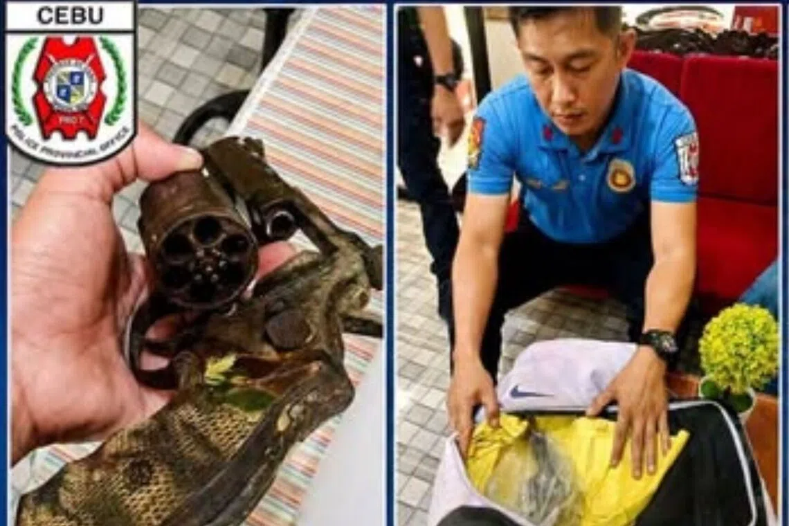 Firearm discovered in Philippine student's school bag during classroom inspection
