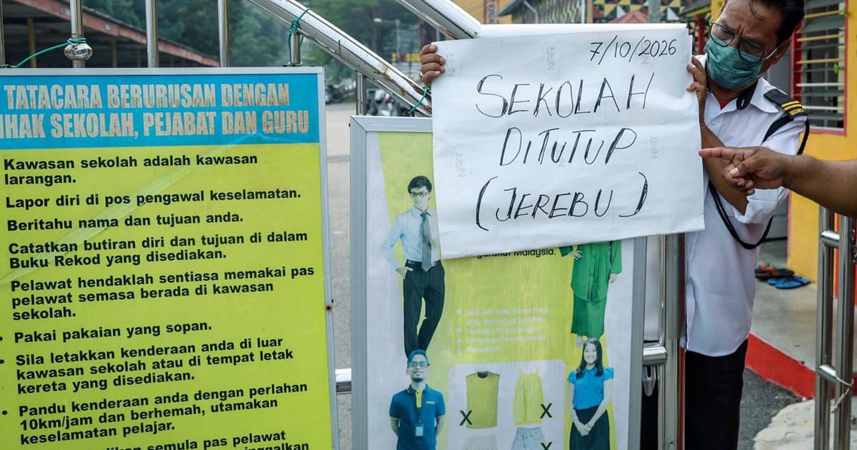 Sekolah di kawasan API melebihi 180 ditutup mulai esok