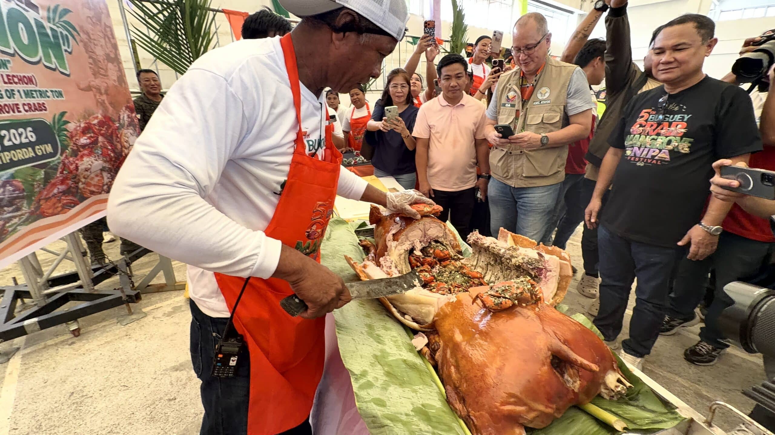 Buguey celebrates mangrove crabs in roasted pig delicacy