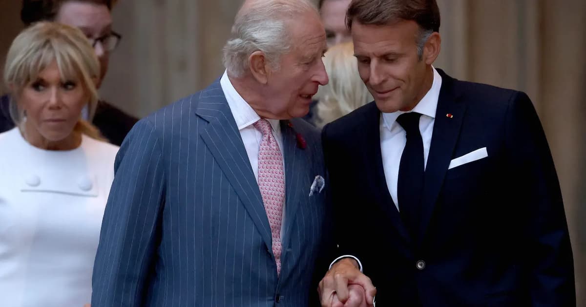 Macron and King Charles celebrate UK-France partnership at Bayeux Tapestry exhibition