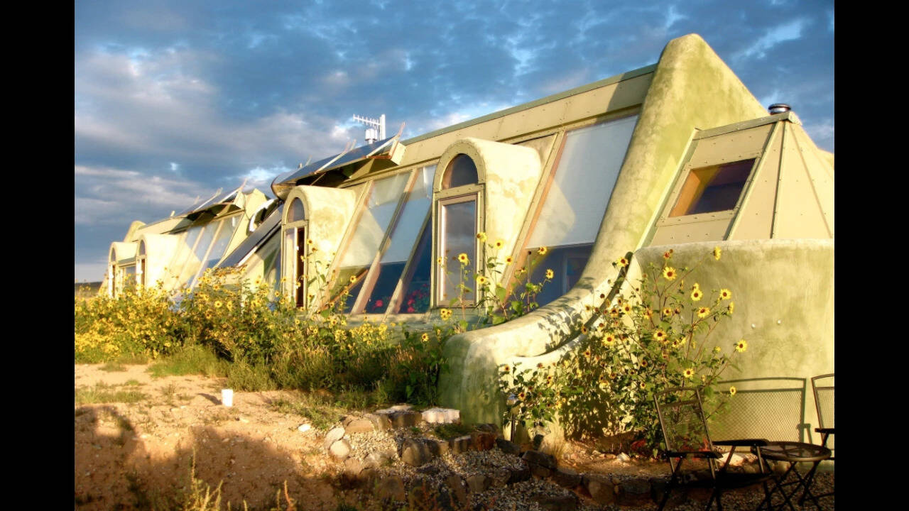 Kansas couple builds tornado-proof home from recycled tyres and cans