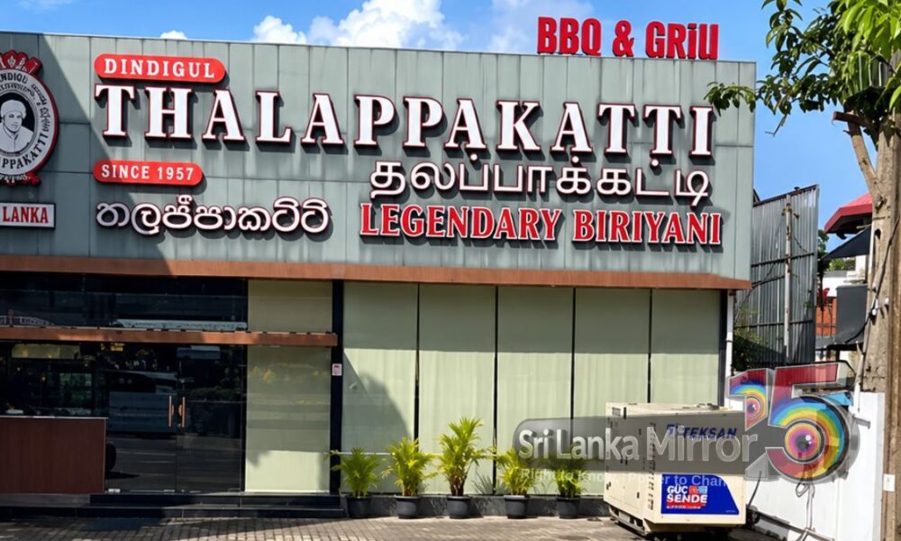 Health authorities file case against Dindigul Thalappakatti restaurant chain