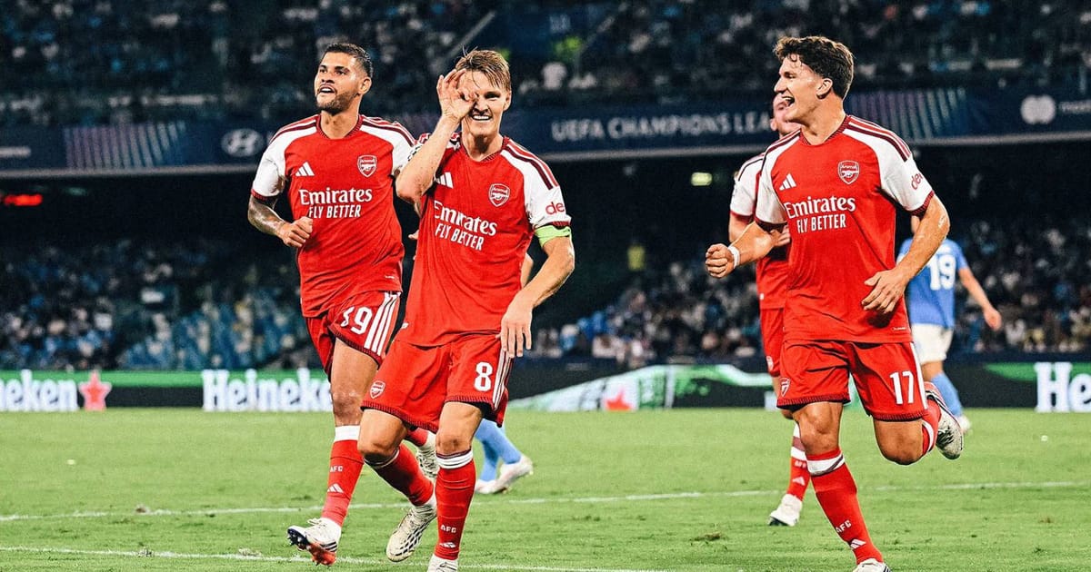 Arteta hails 'remarkable' Odegaard as Arsenal edges past Napoli