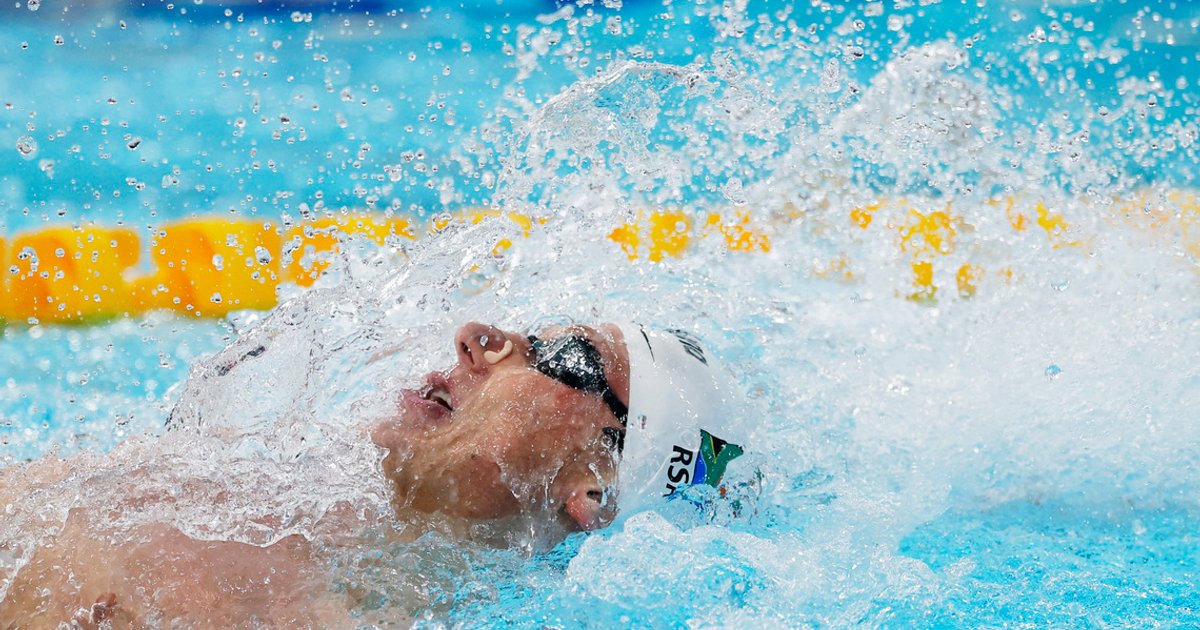 South African swimmer Coetze shatters 50m backstroke short-course record