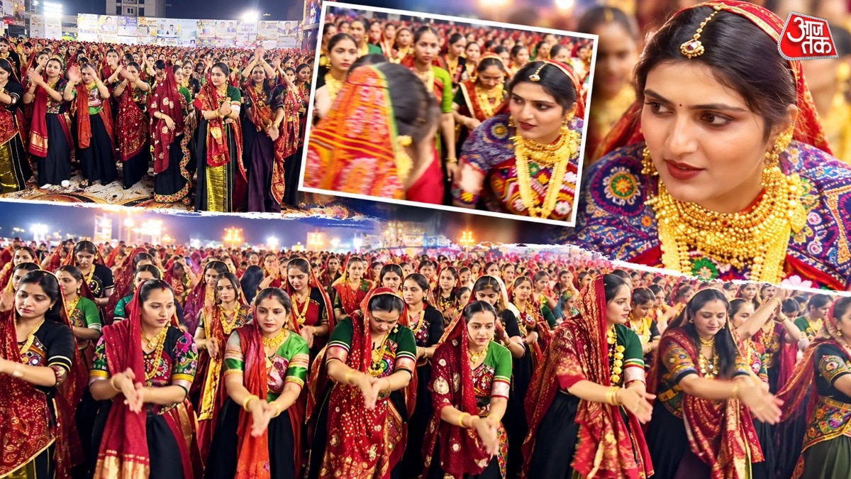 900 kg of gold adorns 15,000 women at Rajkot garba celebration