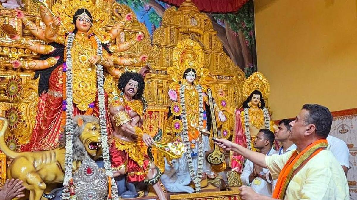 Hindu nationalist themes emerge as dominant motifs in India's Durga Puja celebrations