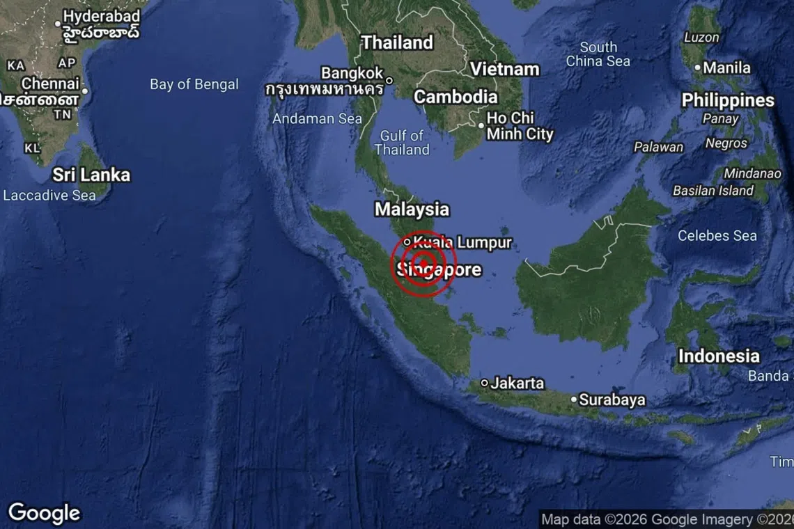 Second earthquake strikes off Johor coast in two months