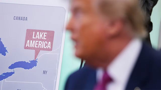 Trump calls on Apple to rename Lake Ontario as 'Lake America'