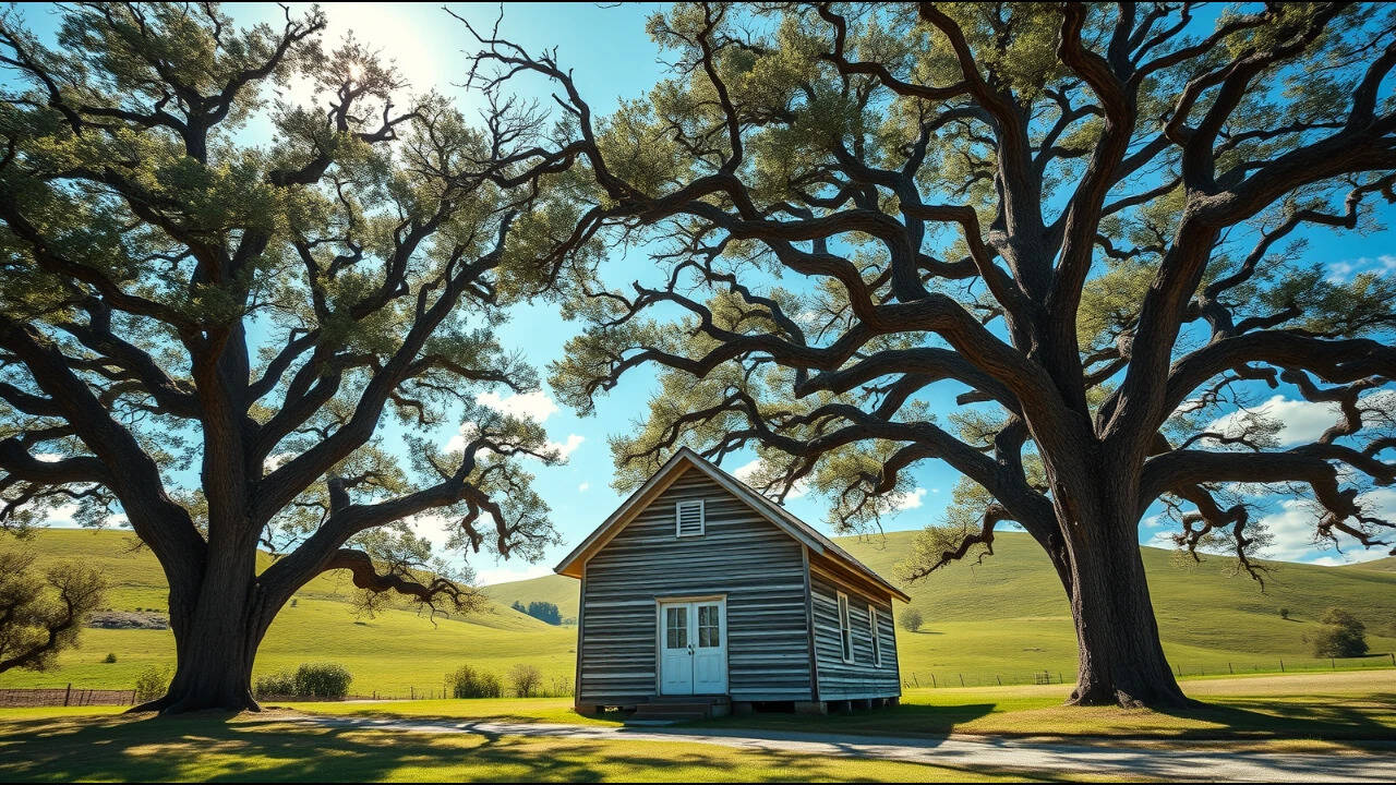 Historic school rebuilt using timber from fallen oak trees