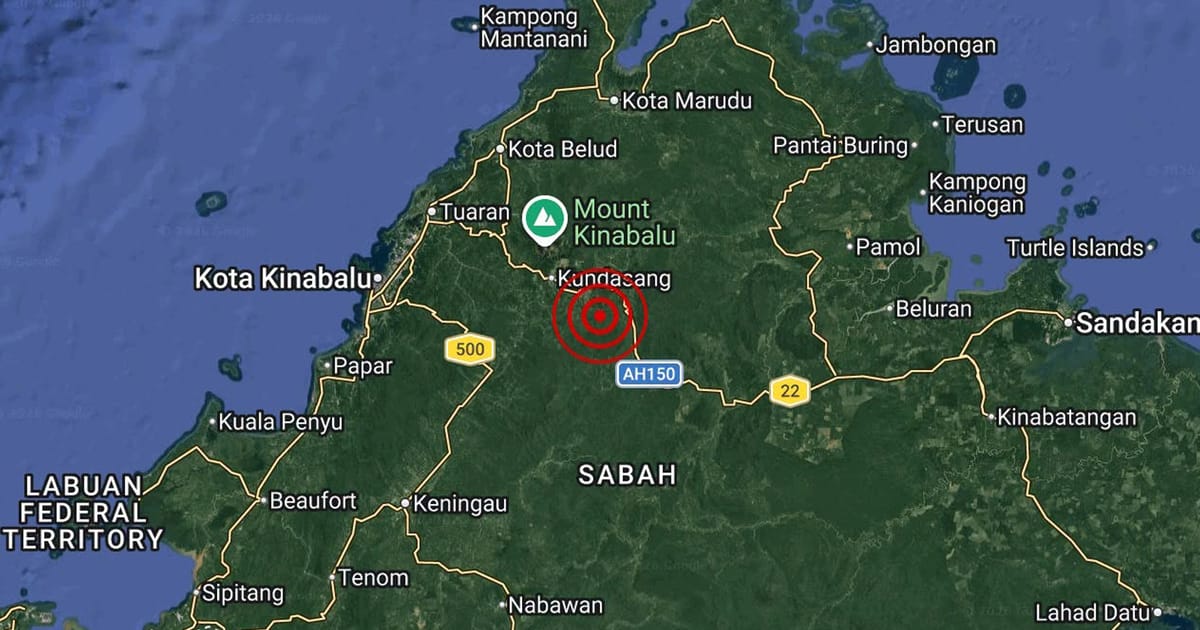 Gempa Bumi Magnitud 3.5 Gegaran Panginatan dan Ranau
