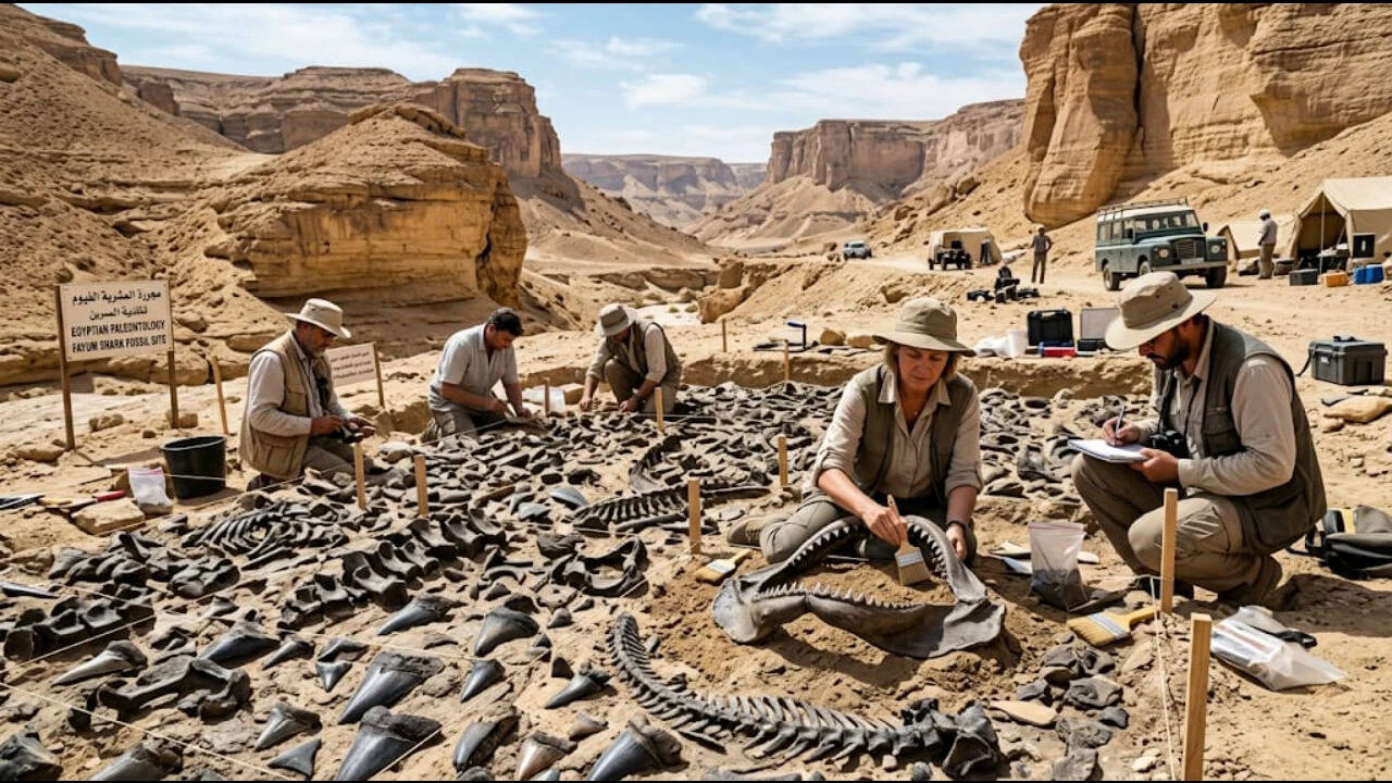 Ancient shark teeth discoveries in Egypt reveal five extinct species