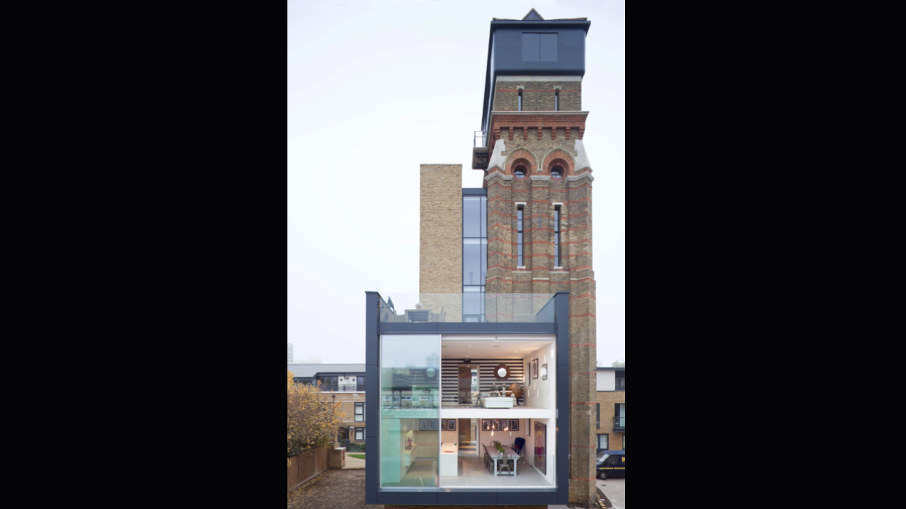 British couple transforms derelict Victorian tower into luxury home