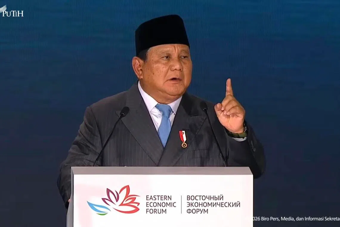 Indonesia's Prabowo pitches nation as Russia's Southeast Asia gateway