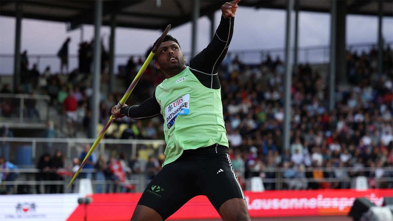 Sri Lankan athlete Rumesh Tharanga wins Lausanne Diamond League