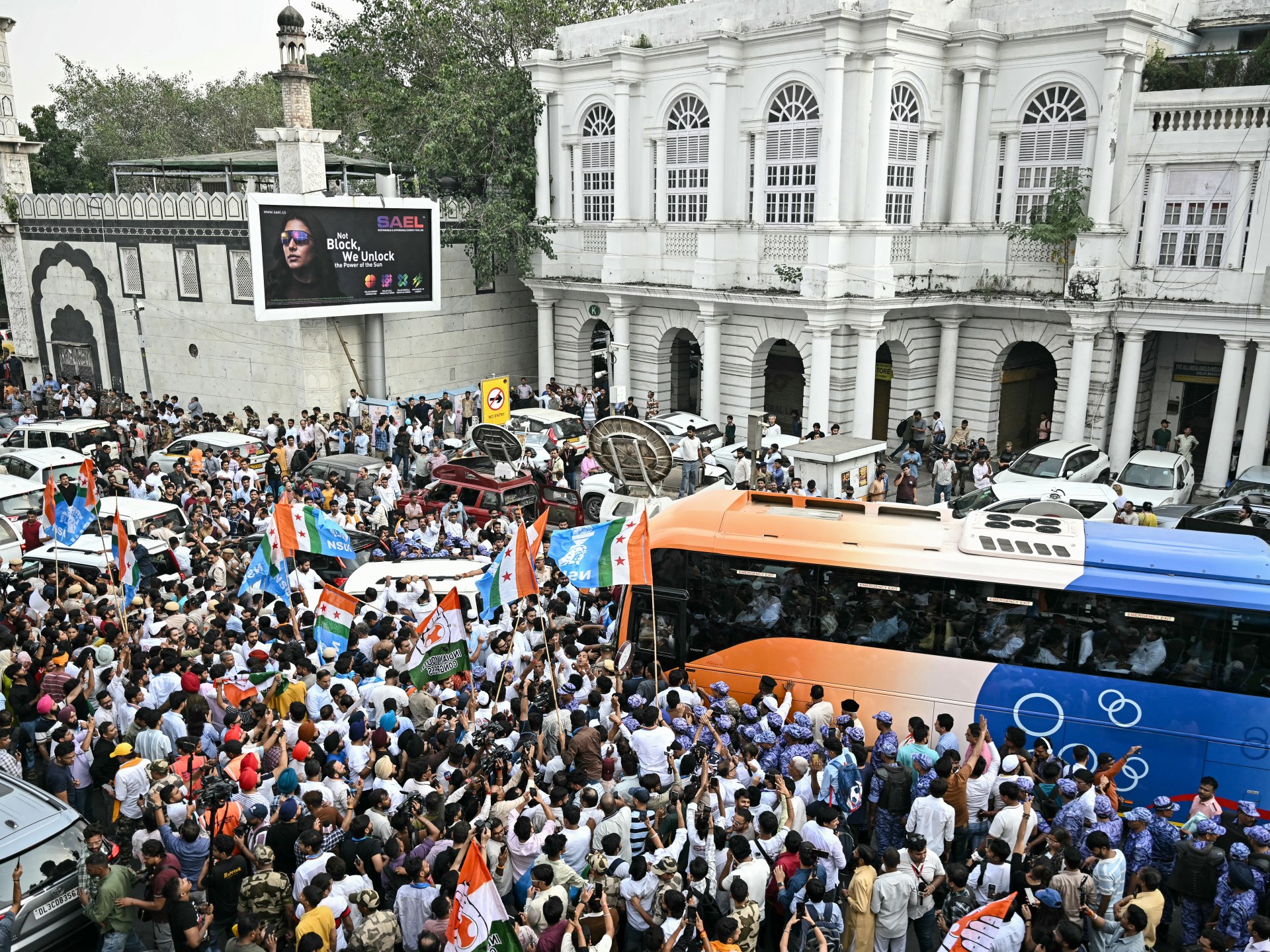 India's opposition movement reports member detentions amid escalating protests