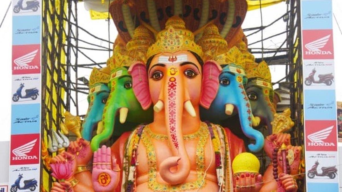 Hyderabad's Ganesh idols set records with giant statue, diamond-studded designs