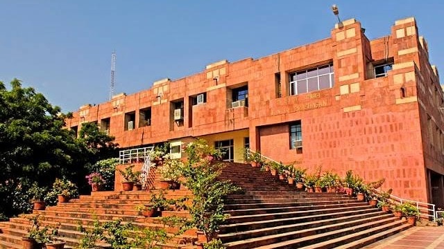 Pro-Khalid graffiti emerges at JNU campus; administration takes note