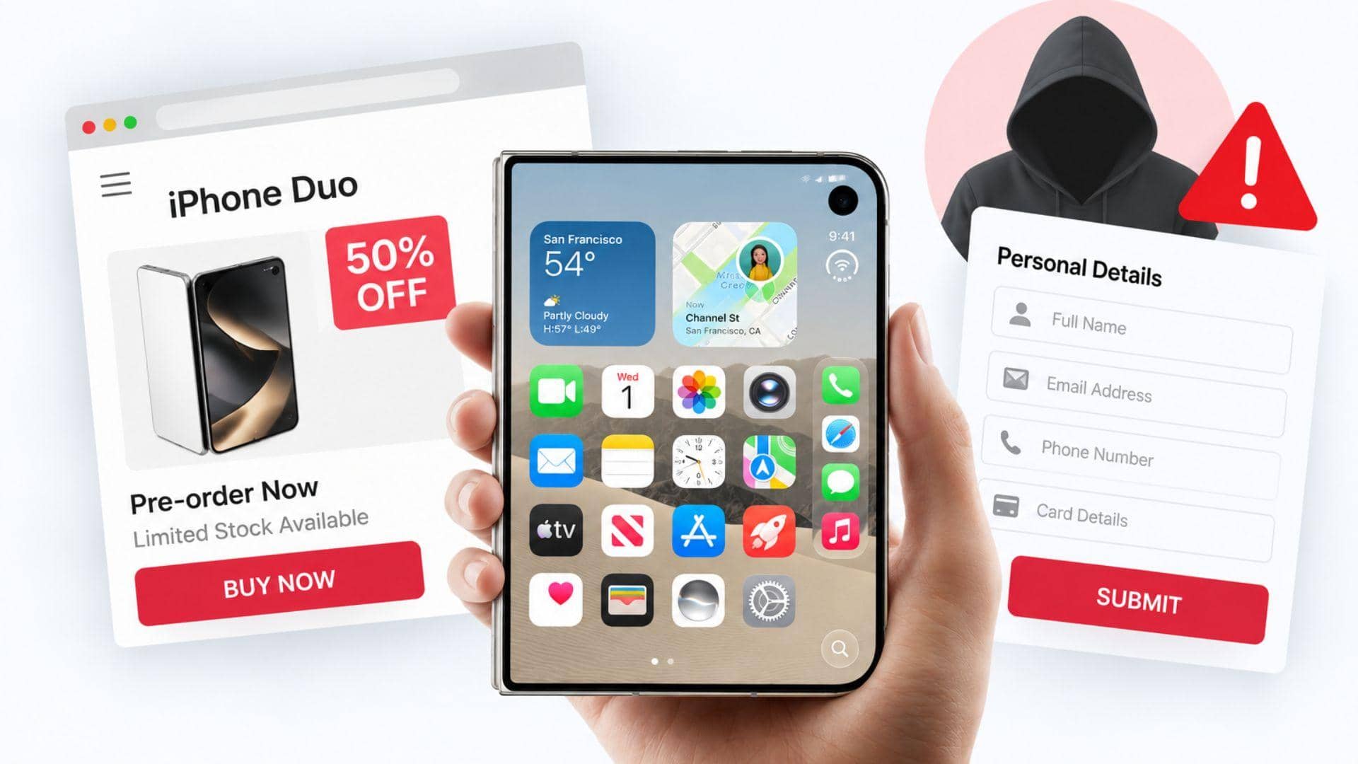 Fraudsters target Indian buyers with counterfeit iPhone Duo websites