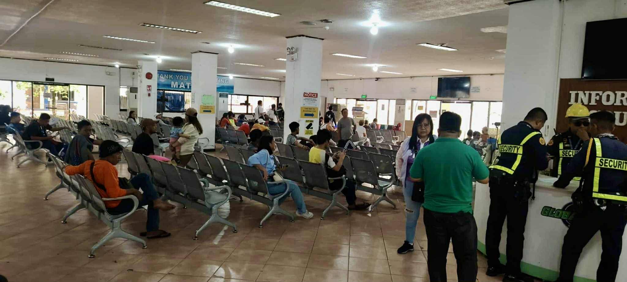 Ferry services suspended across Southern Tagalog as Typhoon Rosal approaches