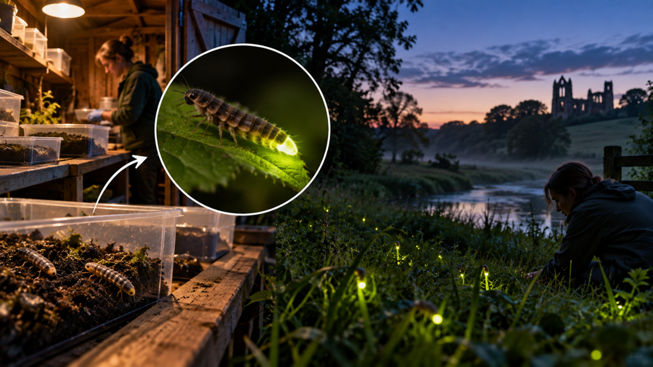 Glowworms make triumphant return to Yorkshire after century-long absence