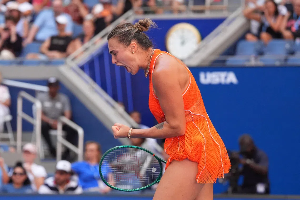 Sabalenka advances to US Open semis after testing Noskova clash