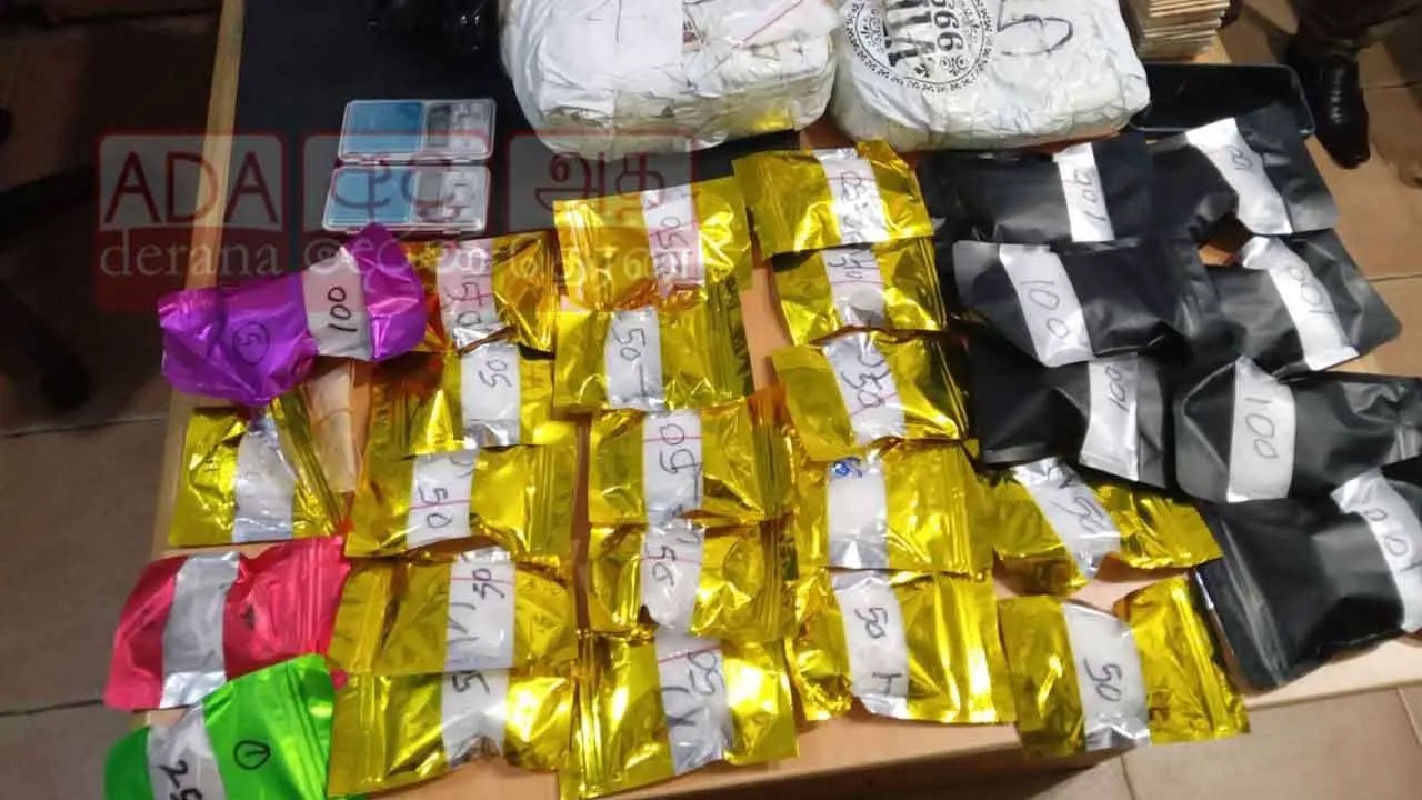 Major drug haul as suspect arrested in Sedawatta operation