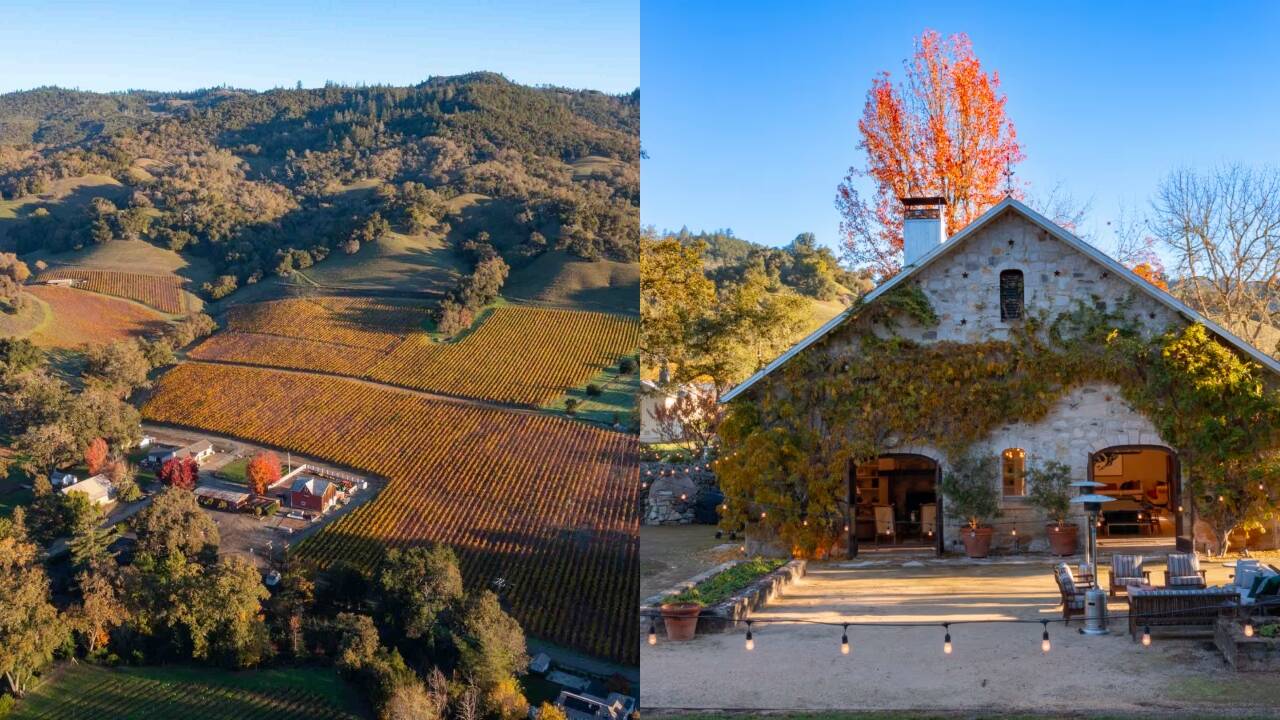 Historic 1887 Napa Winery Listed at $35 Million Following Decades in Obscurity