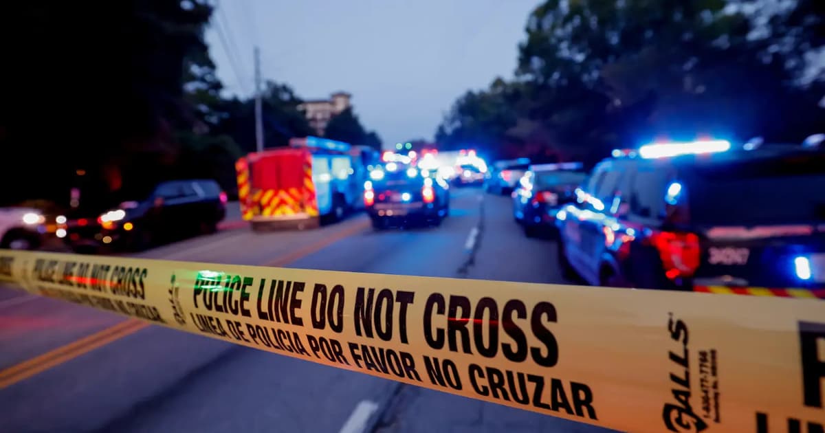 Shooting at Georgia school block party leaves two dead, dozens wounded