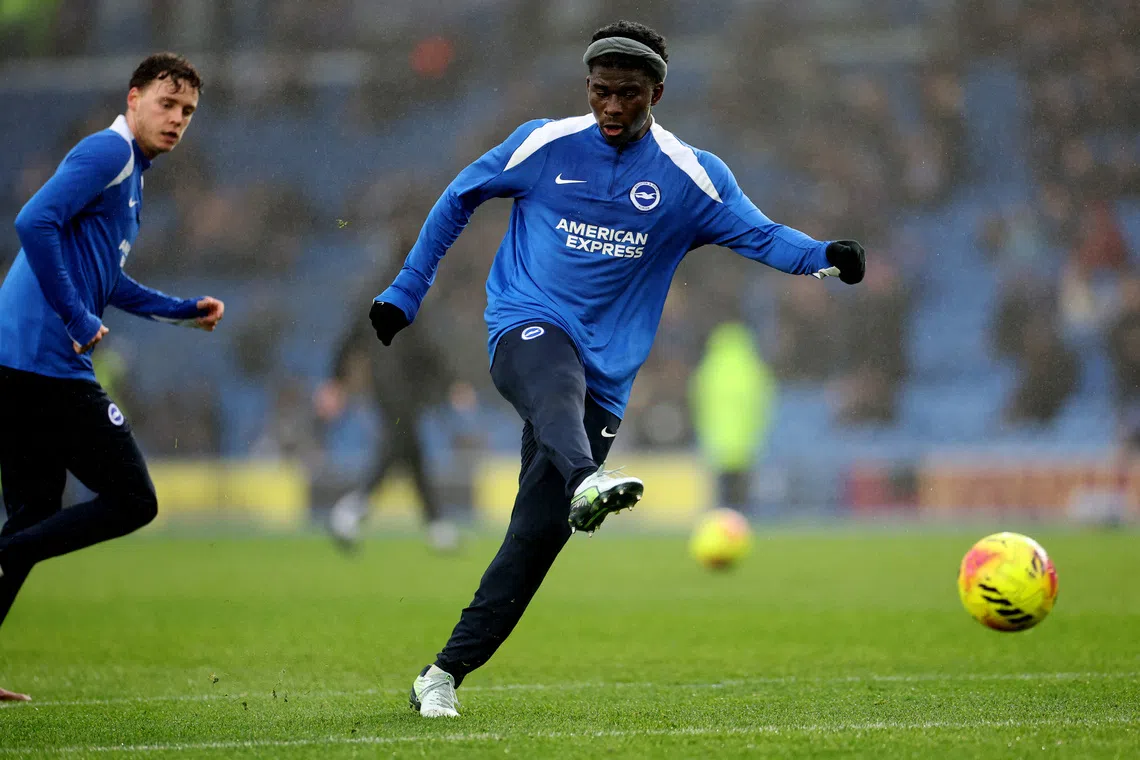 Manchester United seals deal for Brighton midfielder Baleba