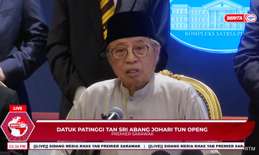 Dewan Undangan Negeri Sarawak bubar berkuat kuasa 26 Oktober