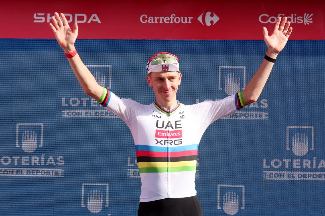 Pogacar edges past Mas in hard-fought Vuelta stage six victory