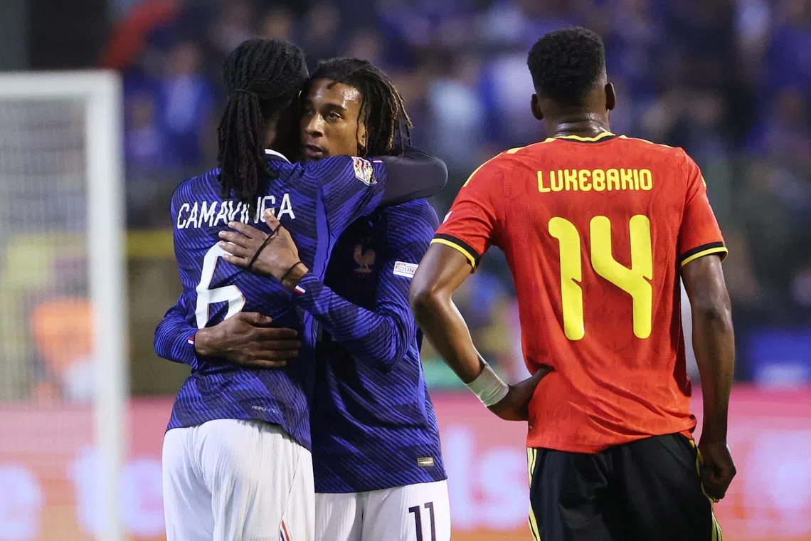 Olise's late strike lifts France past Belgium; Italy routs Turkey