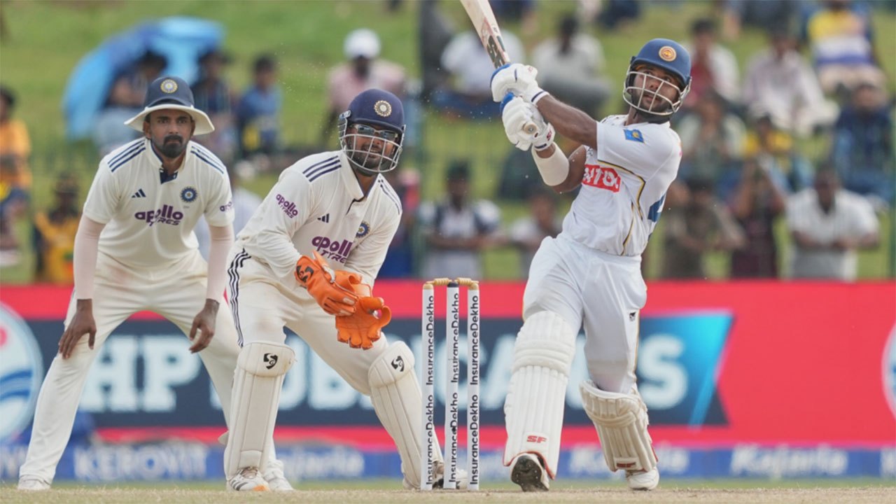 Dinusha century secures draw as India clinch Test series