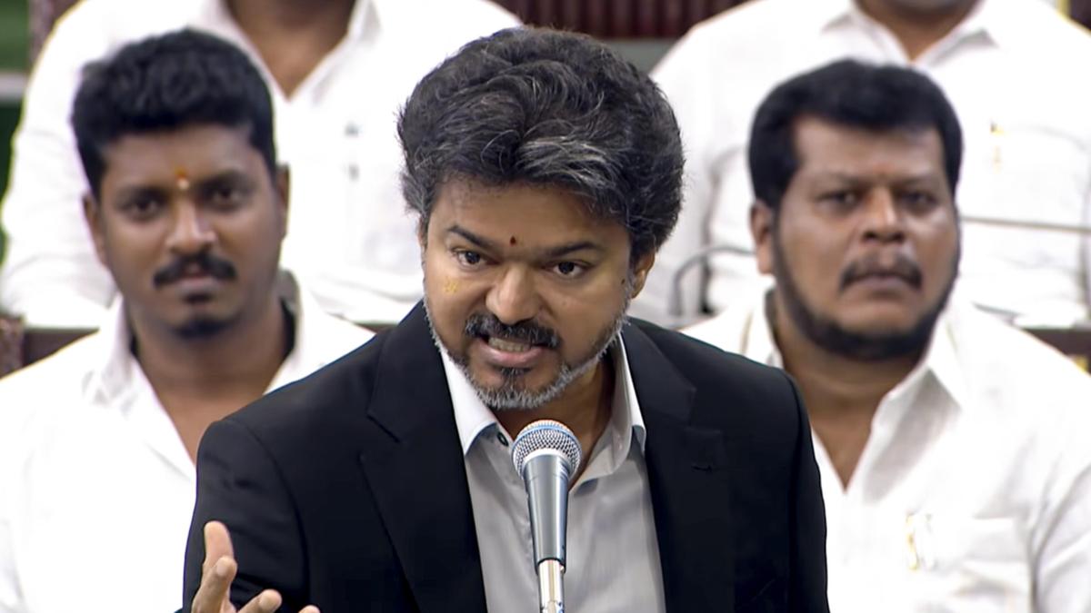 Tamil Nadu Assembly erupts as CM Vijay attacks DMK over governance