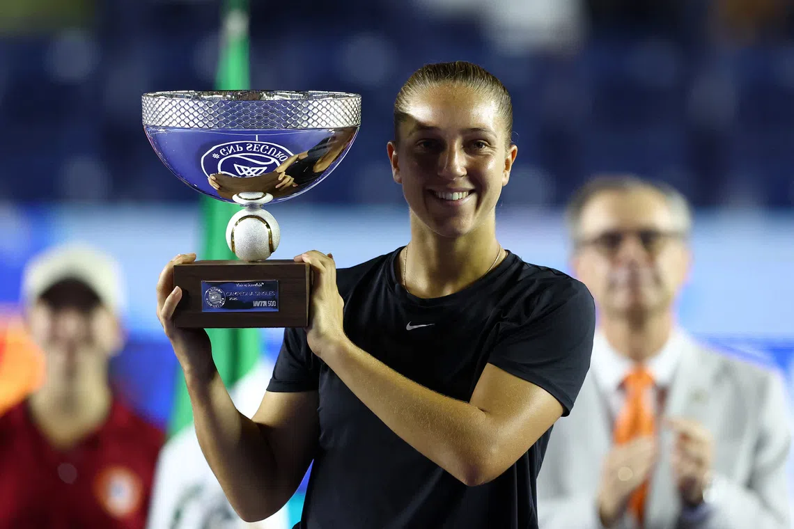 Parry wins maiden WTA title with victory over Mertens in Monterrey