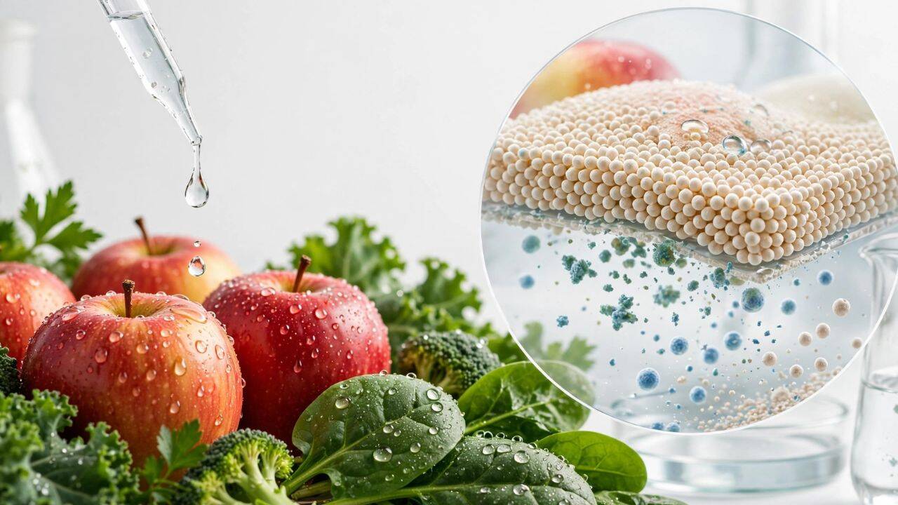 Scientists develop starch-based wash to remove pesticides, extend fruit shelf life
