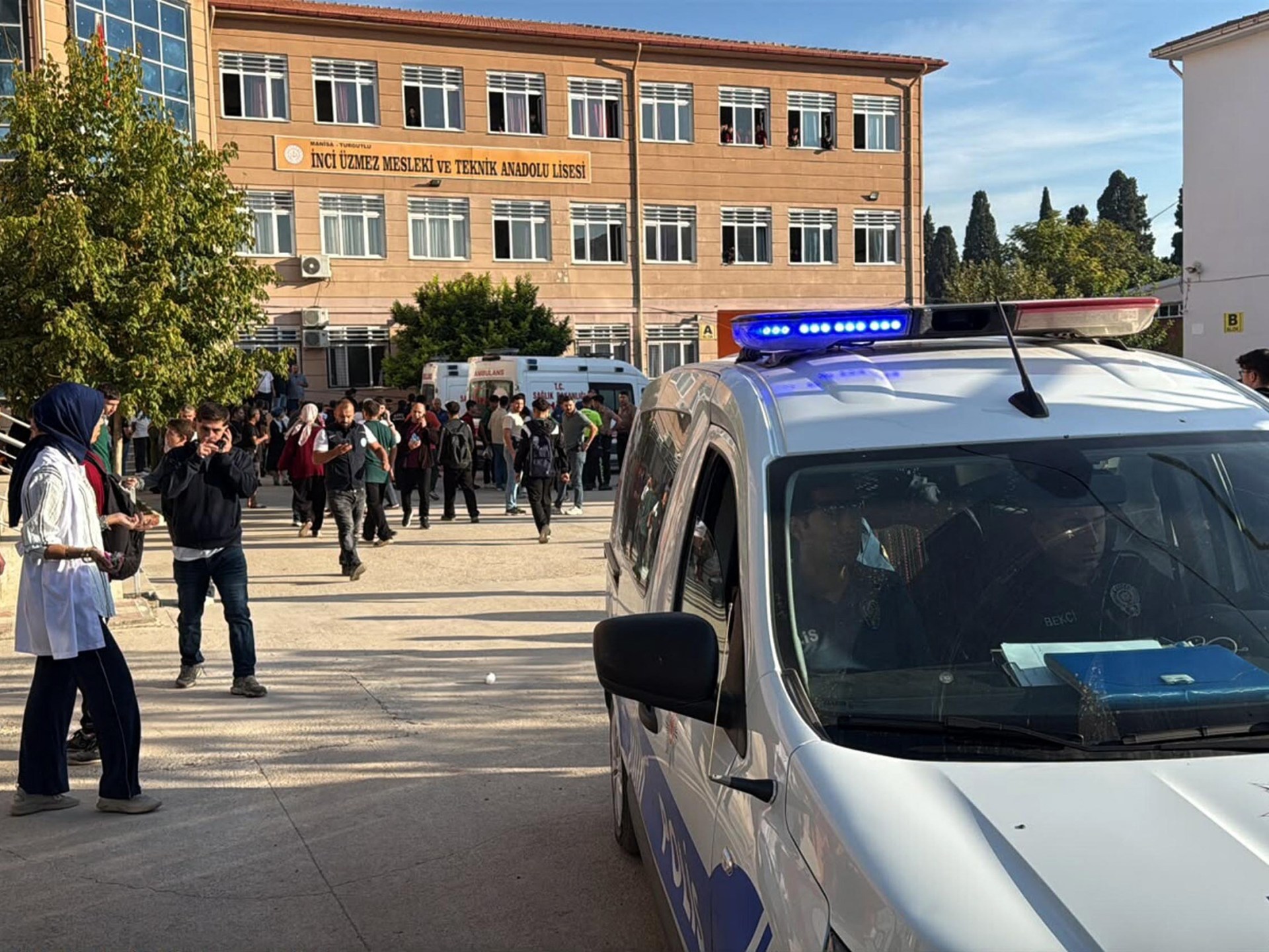Eight wounded in shooting near Turkish high school; suspect arrested