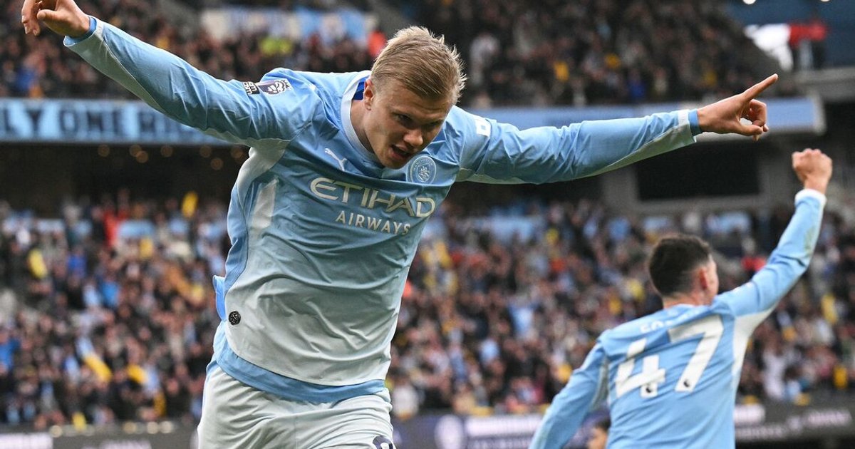 Haaland's brace propels Manchester City to second straight win